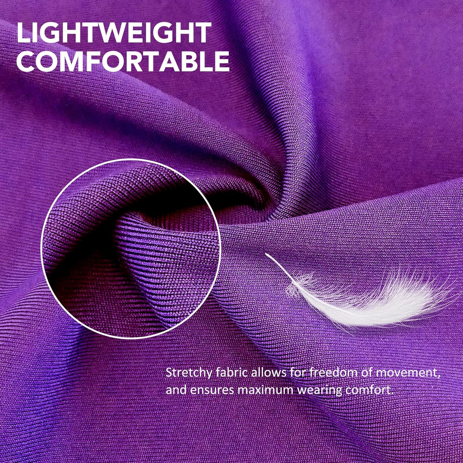 Harrison Howard Super Comfort Stretchy Fly Mask Large Eye Space with UV Protection Soft on Skin with Breathability-Amethyst - Image 4
